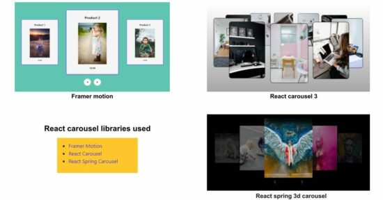 3d carousel react