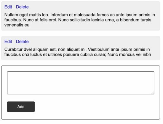 ajax add edit delete jquery