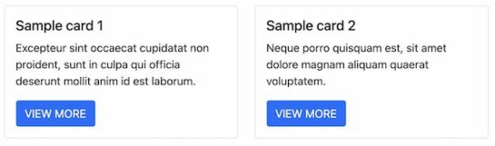 Bootstrap Card Sizing