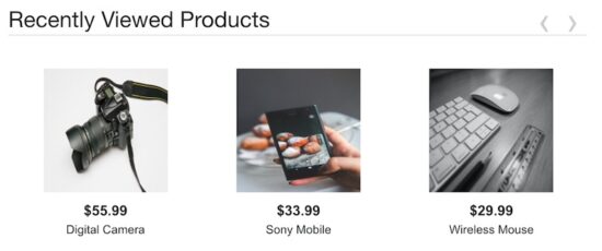 eCommerce Product Carousel
