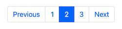 bootstrap pagination links