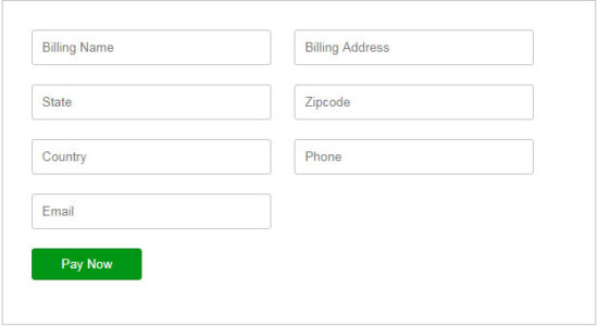 CCAvenue Payment Form Output