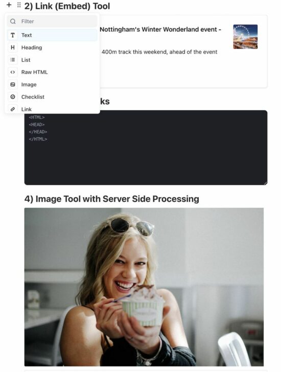create web text editor javascript