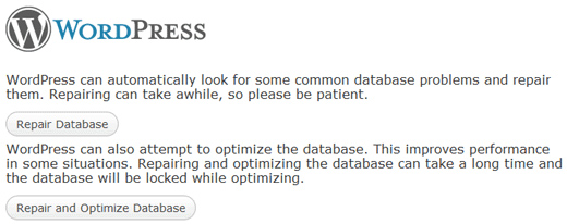 WordPress-Database-Error-Repair