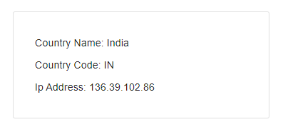 Get-Geo Location Valid Ip Address