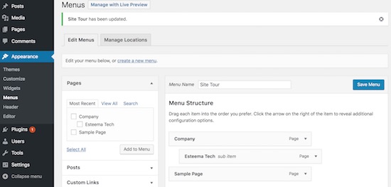 Adding-Pages-to-Site-Themes-Menu