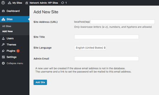 creating-new-site-on-network