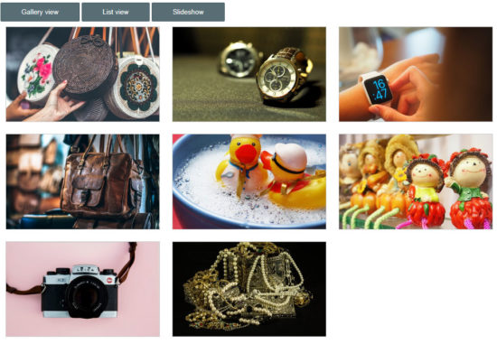 Image File Explorer Gallery View