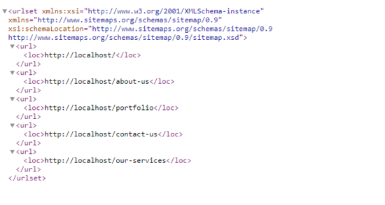 Generated Sitemap Xml