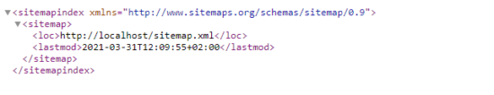 Generated Sitemap Index Xml