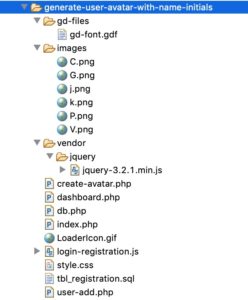 Generate Initial Avatar File Structure