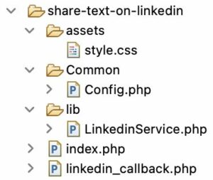 Text Share on LinkedIn Files