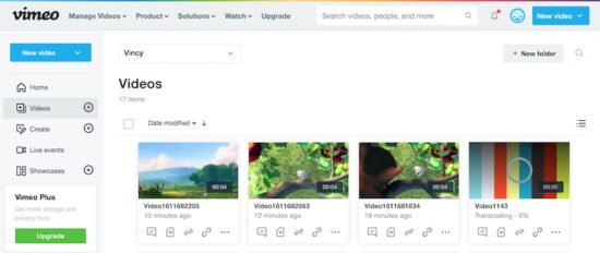Vimeo Video Gallery