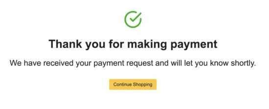 Payment Success Template