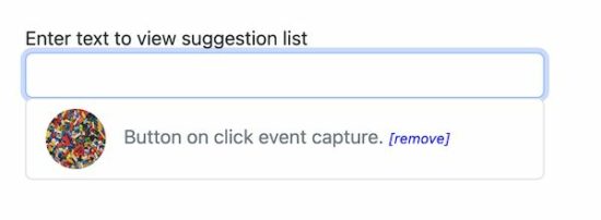 autocomplete with search history