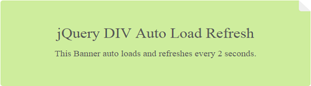 jquery-div-auto-load-refresh jquery-div-auto-load-refresh