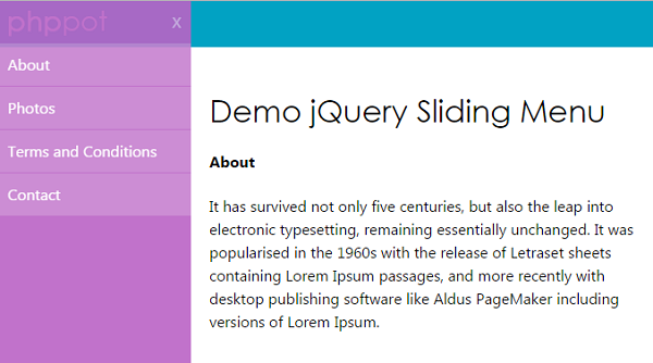 jquery-sliding-menu