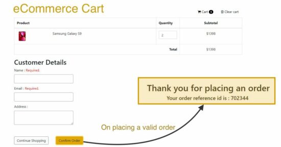 laravel ecommerce project