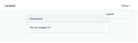 Laravel Auth Dashboard Template