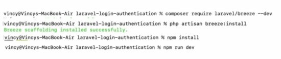 Laravel Breeze Enable Login