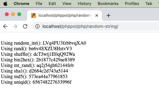 php random string
