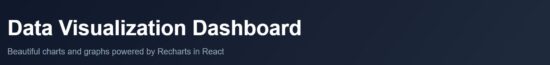 react chart graph visualization header