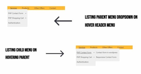 react dropdown menu