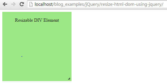 jquery-resize