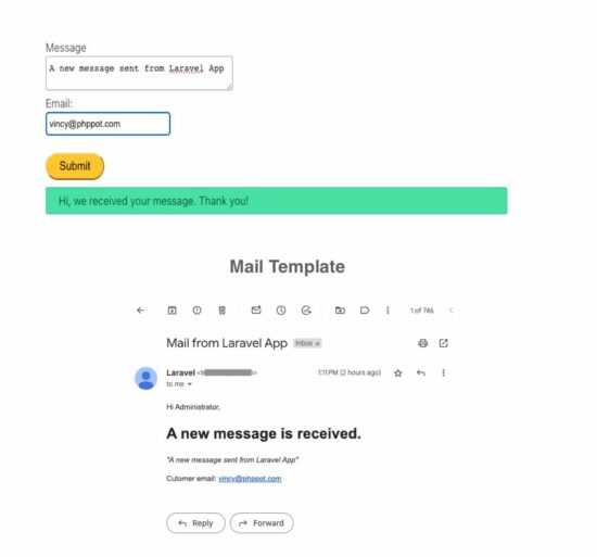 Send Email in Laravel