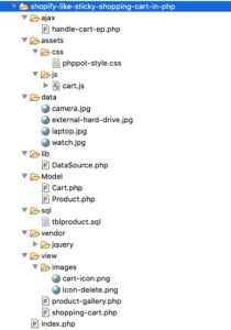 Shopify-Like Sticky Shopping Cart in PHP