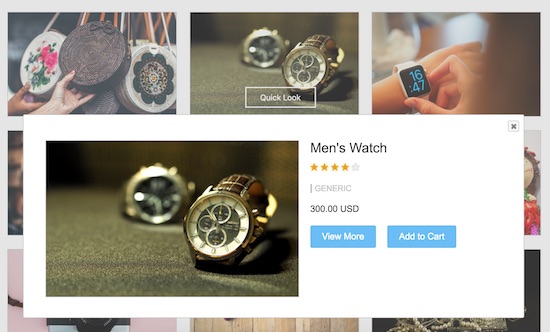 shopping-cart-quick-look-product-modal-output