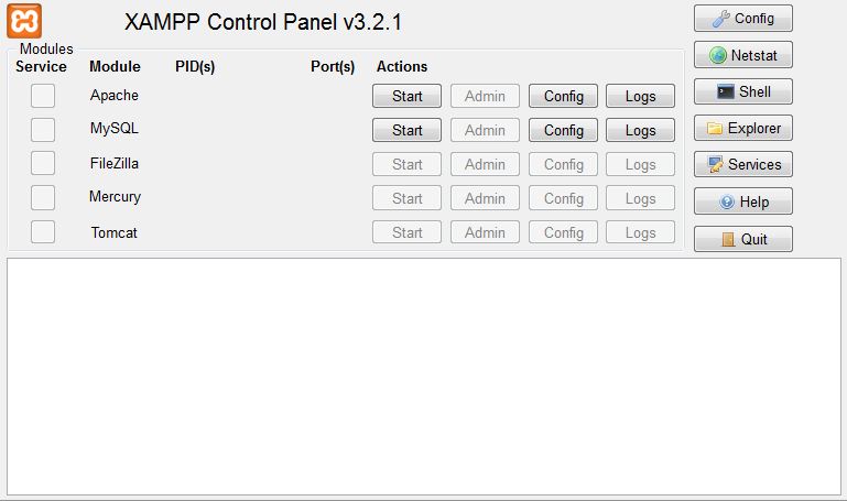 xampp-control-panel